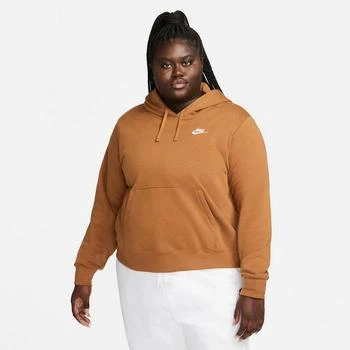 推荐Women's Nike Sportswear Club Fleece Pullover Hoodie (Plus Size)商品