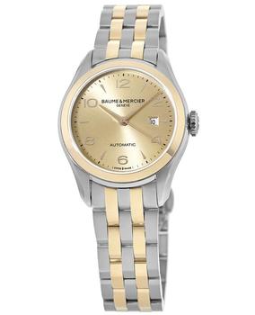 加拿大watchmaxx, Baume & Mercier | Baume & Mercier Clifton Automatic 18kt Rose Gold & Steel 30mm Women's Watch 10351商品图片 2.4折