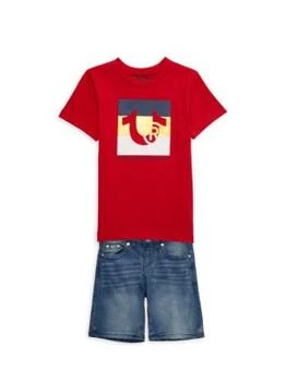 True Religion | Little Boy's 2-Piece Tee & Shorts Set 3.9折