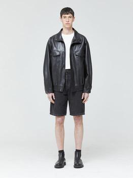 商品V2 | 8028 Vegan Leather High-Neck Jacket Black,商家W Concept,价格¥802图片