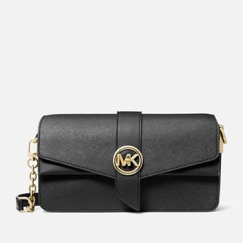 推荐MICHAEL Michael Kors Women's Greenwich Medium Convertible Shoulder Bag - Black商品