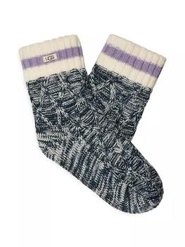 UGG | Deedee Fleece-Lined Quarter-Length Socks 
