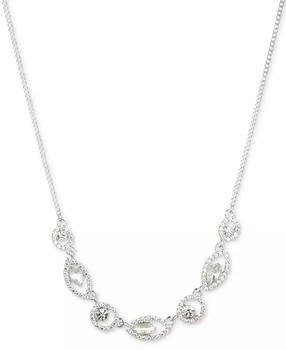 Givenchy | Pavé Crystal Orb Frontal Necklace, 16" + 3" extender,商家Macy's,价格¥312