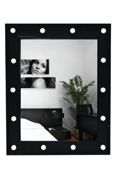 商品Black Hollywood Vanity Wall Mirror图片