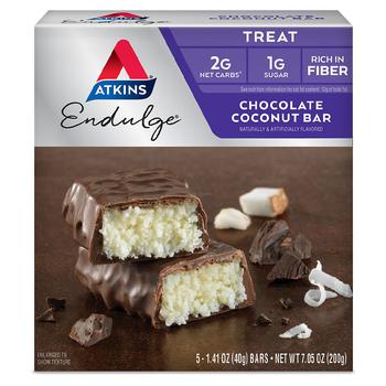 商品Atkins | Nutrition Bars Chocolate Coconut,商家Walgreens,价格¥67图片