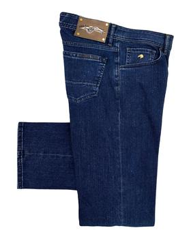 推荐Men's Slim Dark-Wash Jeans商品