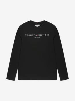 Tommy Hilfiger | Kids Essential Long Sleeve T-Shirt in Black 额外8折, 额外八折