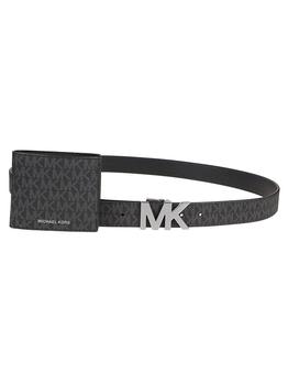 Michael Kors | Michael Kors Logo Belt And Monogram Billfold Wallet Set商品图片,7.1折