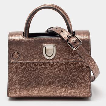 推荐Dior Metallic Copper Leather Mini Diorever Tote商品