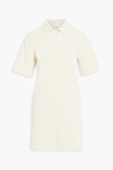 Helmut Lang | Waffle-knit cotton-blend mini shirt dress商品图片,4.4折