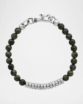 John Varvatos | Men's Simit Canadian Jade Beaded Bracelet,商家Neiman Marcus,价格¥4412