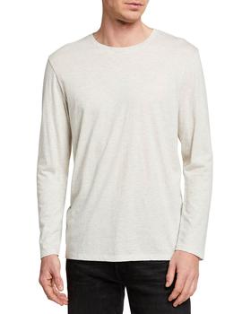 推荐Men's Pima Jersey Long-Sleeve Crew T-Shirt商品