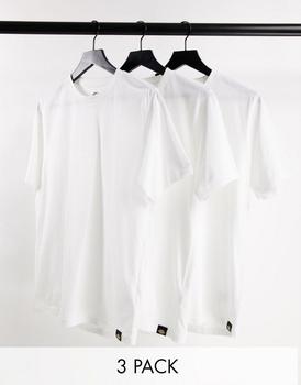 迪克斯怎么样, DICKIES | Dickies 3-pack t-shirts in white商品图片 7.5折