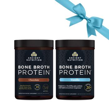 商品Ancient Nutrition | Bone Broth Protein Chocolate and Vanilla,商家Ancient Nutrition,价格¥684图片