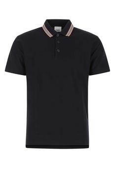 burberry短袖, Burberry | Burberry Logo Embroidered Short-Sleeved Polo Shirt商品图片 8.6折