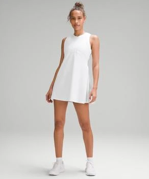 推荐Grid-Texture Sleeveless Tennis Dress商品
