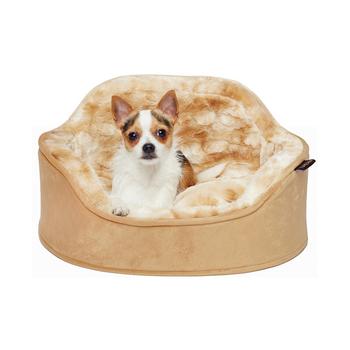 商品Precious Tails | Faux Fur Princess Pet Bed with Plush Bone Pillow,商家Macy's,价格¥499图片