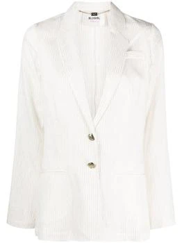 BLUGIRL | BLUGIRL Metallic-stripe blazer,商家Baltini,价格¥1513