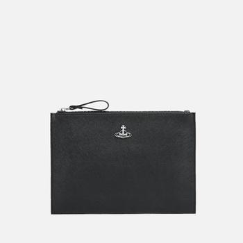 推荐Vivienne Westwood Logo-Embellished Vegan Leather Pouch商品