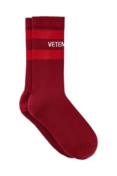 推荐Vetements logoed socks商品