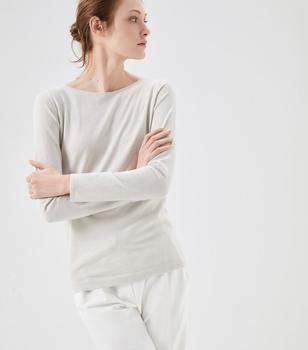 推荐Cashmere-Silk-Blend Long-Sleeved T-Shirt商品