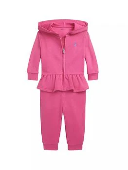 推荐Baby Girl's Peplum Hoodie & Joggers Set商品