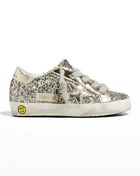 推荐Girl's Super-Star Glitter Star Sneakers, Baby/Toddler商品