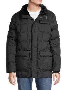 Tumi | Faux Fur-Trim Down Puffer Jacket商品图片,4.4折, 满1件减$5, 满一件减$5