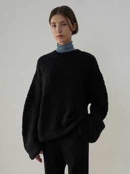 商品MORE OR LESS | Boucle Loose Fit Pullover (Black),商家W Concept,价格¥1596图片
