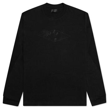 推荐RTA Lawrence Classic L/S T-Shirt - Black/3D Logo商品