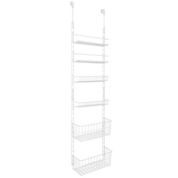 商品Smart Design | 6-Tier Over the Door Pantry Organizer Rack with Adjustable Shelves,商家Macy's,价格¥845图片