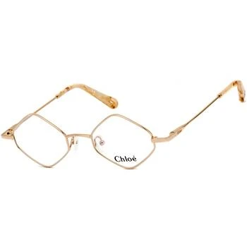 推荐Chloe Unisex Eyeglasses - Full Rim Rose Gold Geometrical Shaped Frame | CE2158 780商品