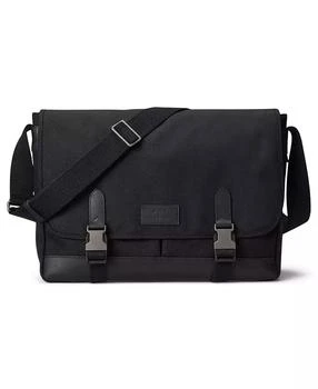 Ralph Lauren | Men's Leather-Trim Travel Messenger Bag,商家Macy's,价格¥2708