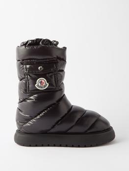 商品Moncler | Gaia pocket quilted-down boots,商家MATCHESFASHION,价格¥5656图片