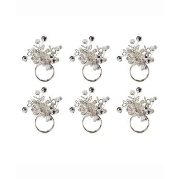 Design Imports | Multi Bead Napkin Ring, Set of 6,商家Macy's,价格¥186