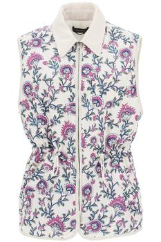 推荐Isabel Marant Floral Printed Zip-Up Gilet商品