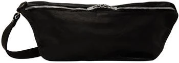 guidi | Black Zip Belt Bag 