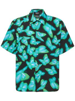 推荐Butterflies Cotton Short Sleeve Shirt商品