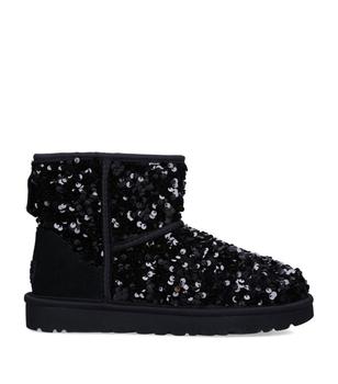 推荐Sequin-Embellished Classic Mini Boots商品