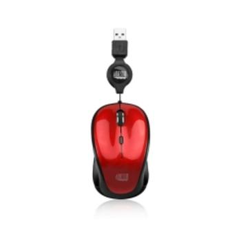 商品Adesso | MC iMouse S8R USB Illuminated Mini Mouse Red with Retractable USB Cable,商家Macy's,价格¥85图片