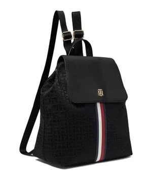 Tommy Hilfiger | Ruby II Flap Backpack w/ Hangoff-Square Monogram Jacquard 4.7折