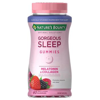 商品Nature's Bounty Optimal Solutions | Gorgeous Sleep Gummies Berry,商家Walgreens,价格¥121图片