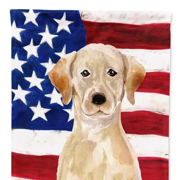 Caroline's Treasures | Yellow Labrador Patriotic Garden Flag 2-Sided 2-Ply,商家Verishop,价格¥128