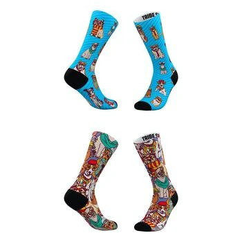 Tribe Socks | Men's and Women's Hipster Dog Socks, Set of 2,商家Macy's,价格¥187