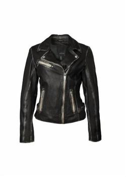 推荐Sofia 4 Rf Leather Jacket in Black商品