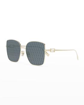 墨镜fendi评价, Fendi | Logo Metal & Plastic Cat-Eye Sunglasses商品图片 