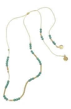 ADORNIA | 14K Gold Plated Beaded Necklace,商家Nordstrom Rack,价格¥224