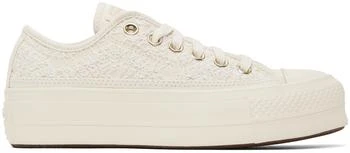 Converse | Off-White Chuck 70 All Star Lift Sneakers,商家SSENSE,价格¥504