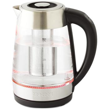 商品1.7L Glass Electric Tea Kettle With Infuser图片