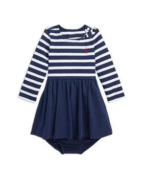 Ralph Lauren | Girls' Striped Stretch Ponte Dress & Bloomer - Baby,商家Bloomingdale's,价格¥394